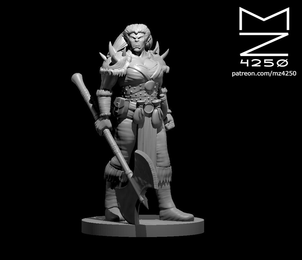 Orc Female Warrior – Image 3