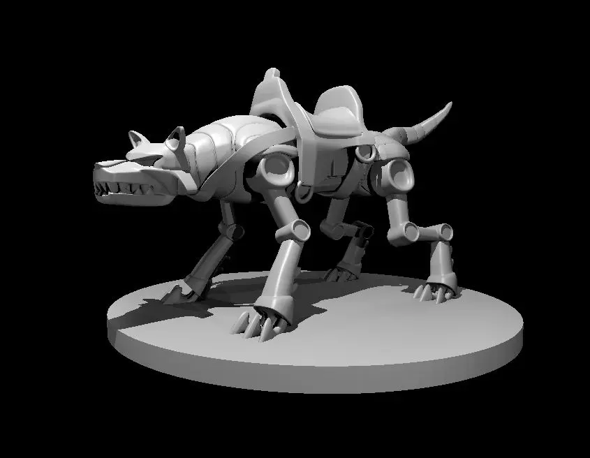 Clockwork Dire Wolf – Image 2