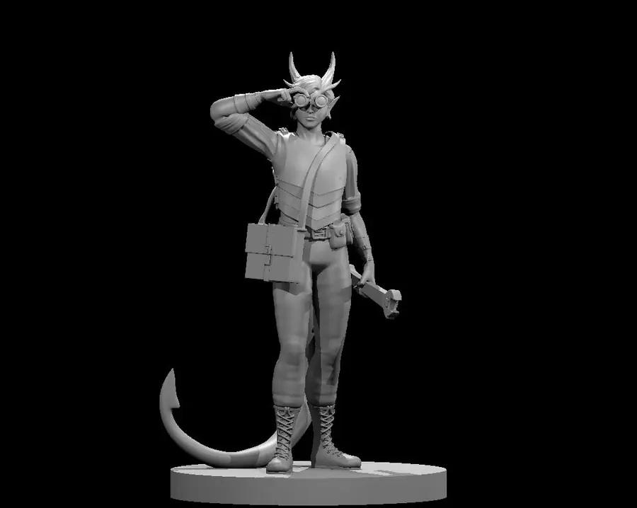 Tiefling Female Artificer 1 – Image 1