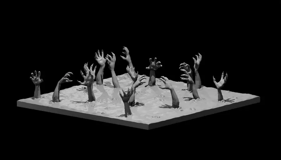 Zombies Coming out of Ground – Image 1
