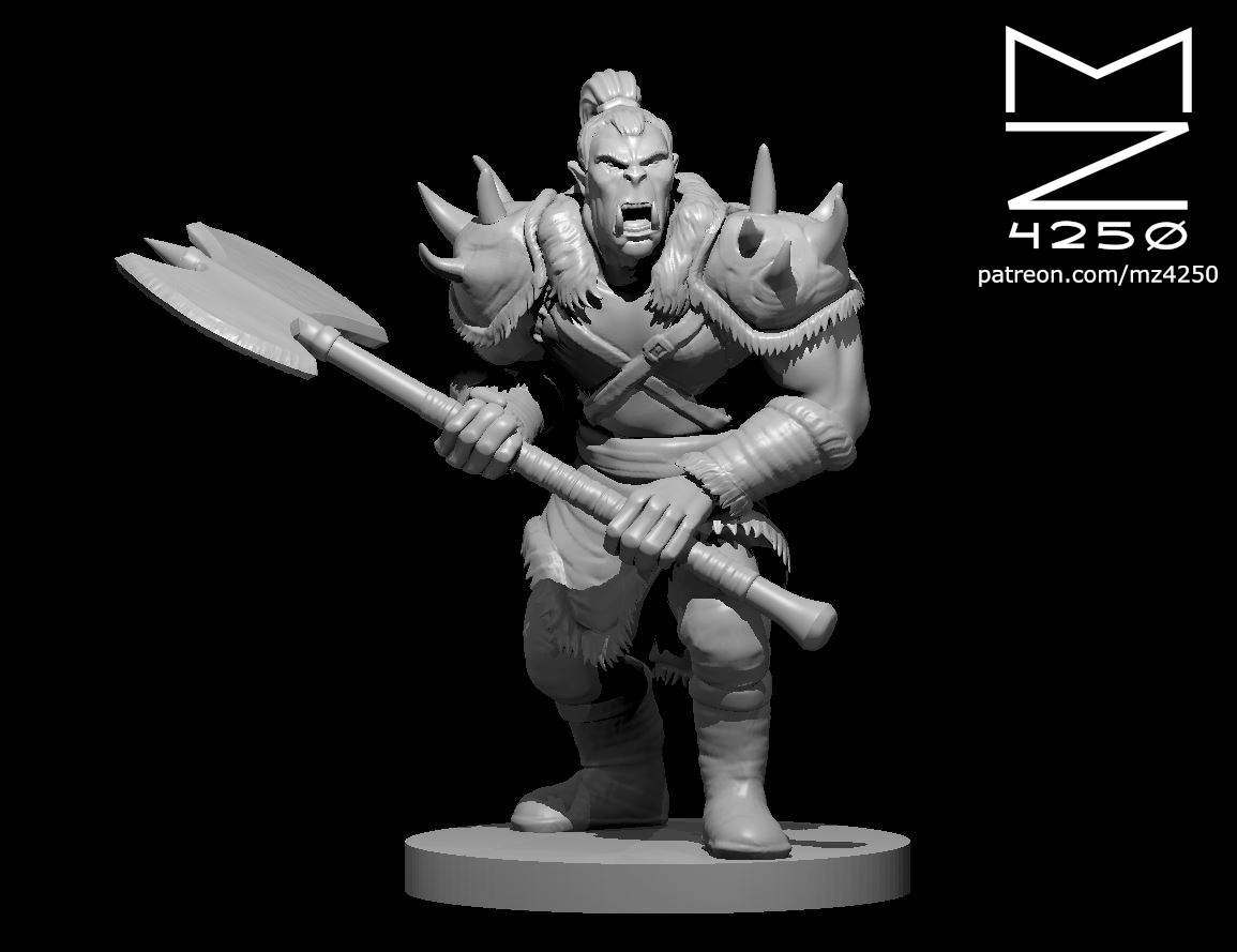 Orc Male Warrior – Image 2